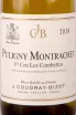 Этикетка J.Coudray-Bizot Puligny-Montrachet 1-er Cru Les Combettes 2018 0.75 л