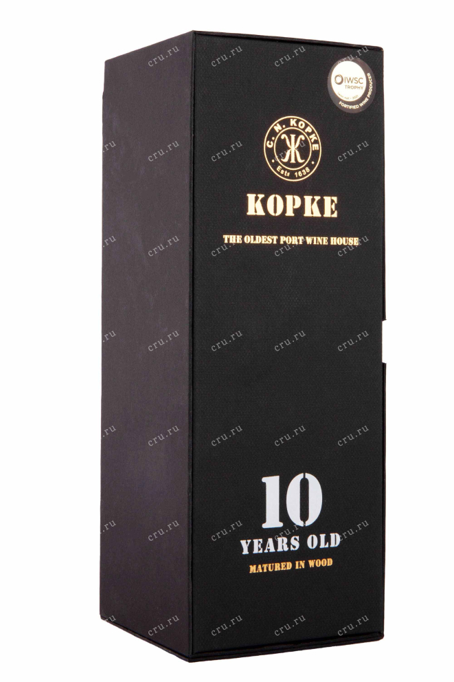 Подарочная коробка Kopke Porto 10 years in gift box 2010 0.75 л