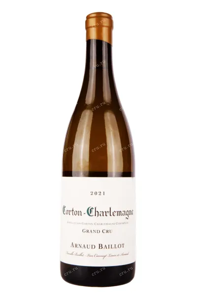 Вино Arnaud Baillot Corton-Charlemagne Grand Cru 2021 0.75 л