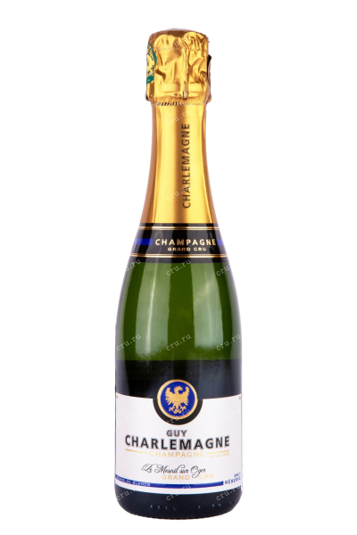 Шампанское Guy Charlemagne Reserve Blanc de Blancs Le Mesnil-sur-Oger 2019 0.375 л
