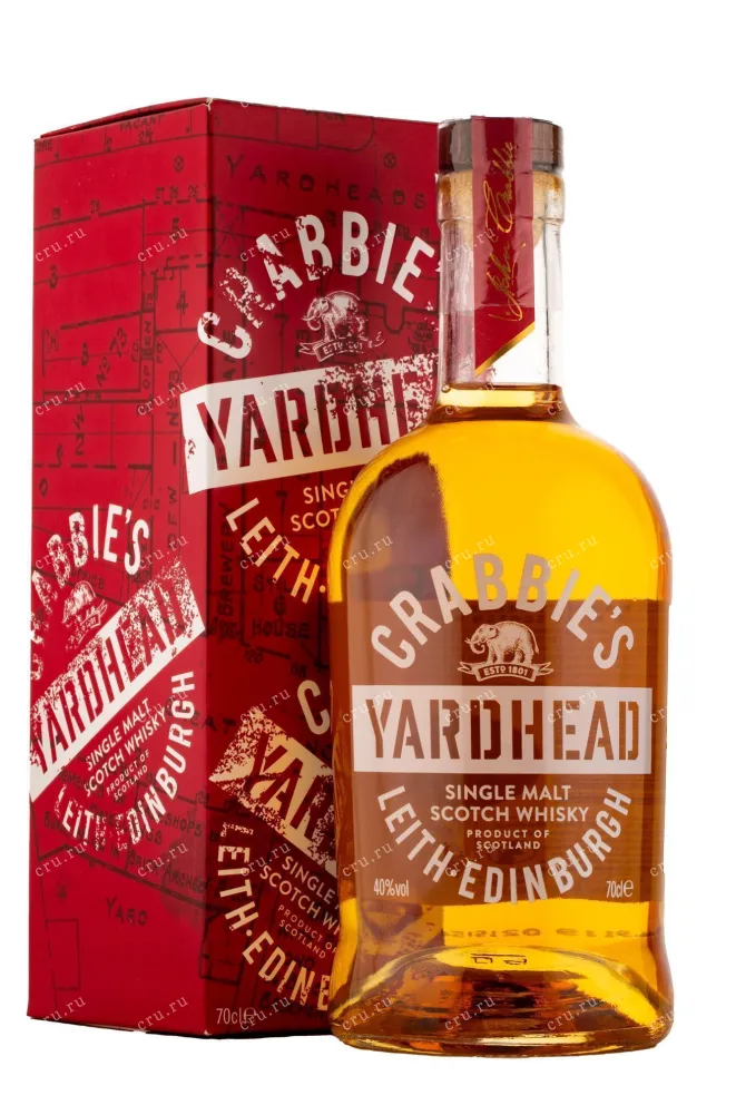 Виски Crabbies Yardhead in gift box  0.7 л