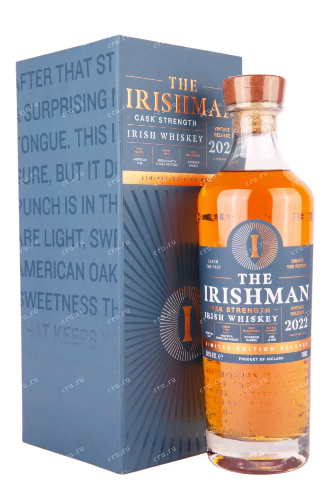 Виски The Irishman Cask Strength gift box  0.7 л