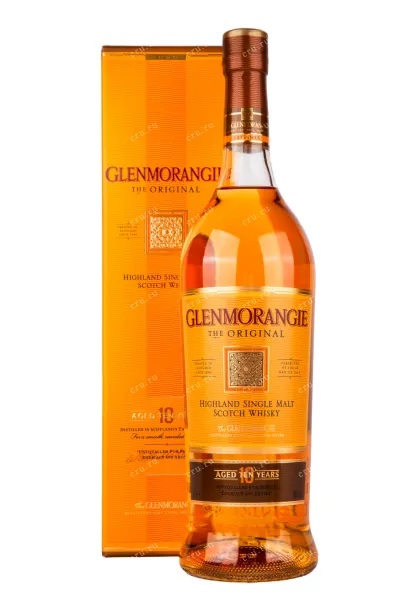 Виски Glenmorangie Original 10 Years Old with gift box  1 л