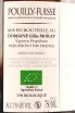 Био-этикетка FR-BIO-15 Gilles Morat Pouilly-Fuisse Belemnites 2022 0.75 л