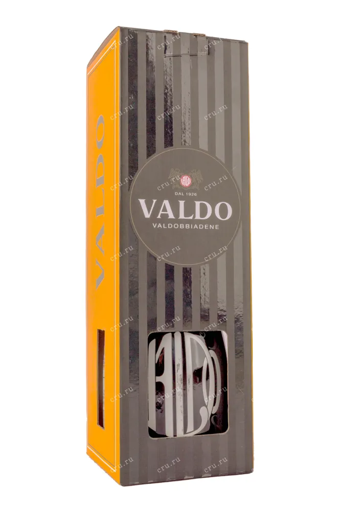 Подарочная коробка Valdo Origine Fluo Extra Dry in gift box 0.75 л