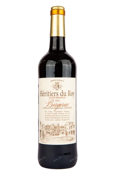 Вино Heritiers du Roy Cuvee Prestige AOP Bergerac 2018 0.75 л