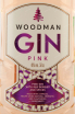 Этикетка Woodman Gin Pink 0.5 л