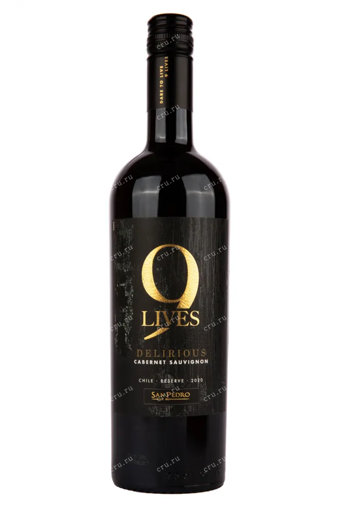 Вино 9 Lives Delirious Cabernet Sauvignon Reserve 2020 0.75 л