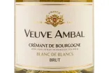 Этикетка Cremant de Bourgogne Veuve Ambal Blanc de Blancs Brut 0.75 л