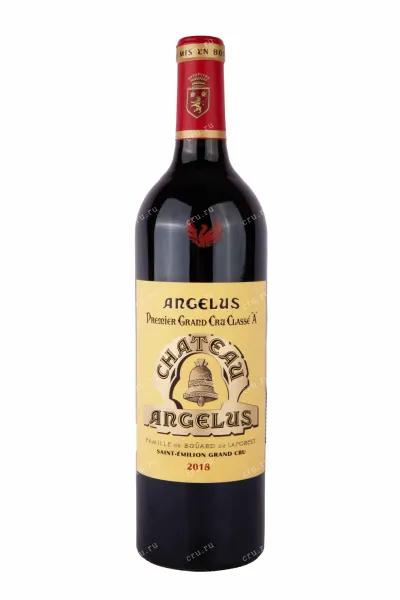 Вино Chateau l'Angelus Saint-Emilion AOC 1-er Grand Cru Classe 2018 0.75 л