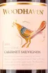 Этикетка Woodhaven California Cabernet Sauvignon 2022 0.75 л