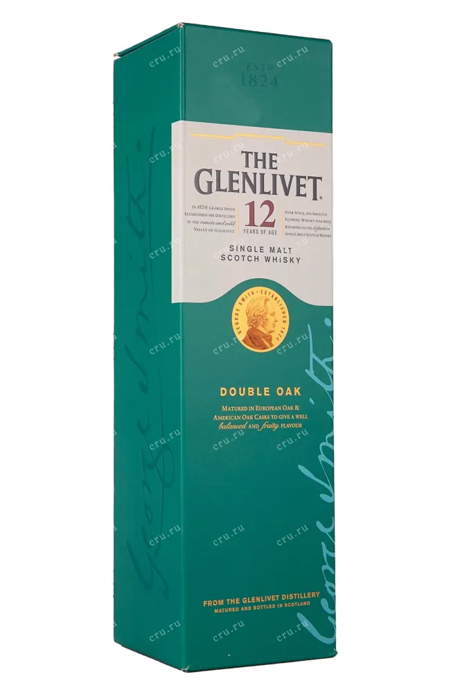 Подарочная коробка The Glenlivet 12 years in gift box 0.75 л