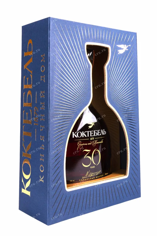 Подарочная коробка Koktebel 30 years old with gift box 0.7 л