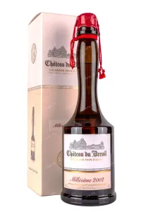 Кальвадос Chateau du Breuil Pays dAuge Millesime gift box 2002  0.7 л