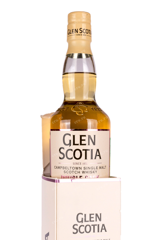 В подарочной коробке Glen Scotia Double Cask Rum Finish gift box 0.7 л