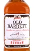 Контрэтикетка Old Bardett Bourbon 0.7 л