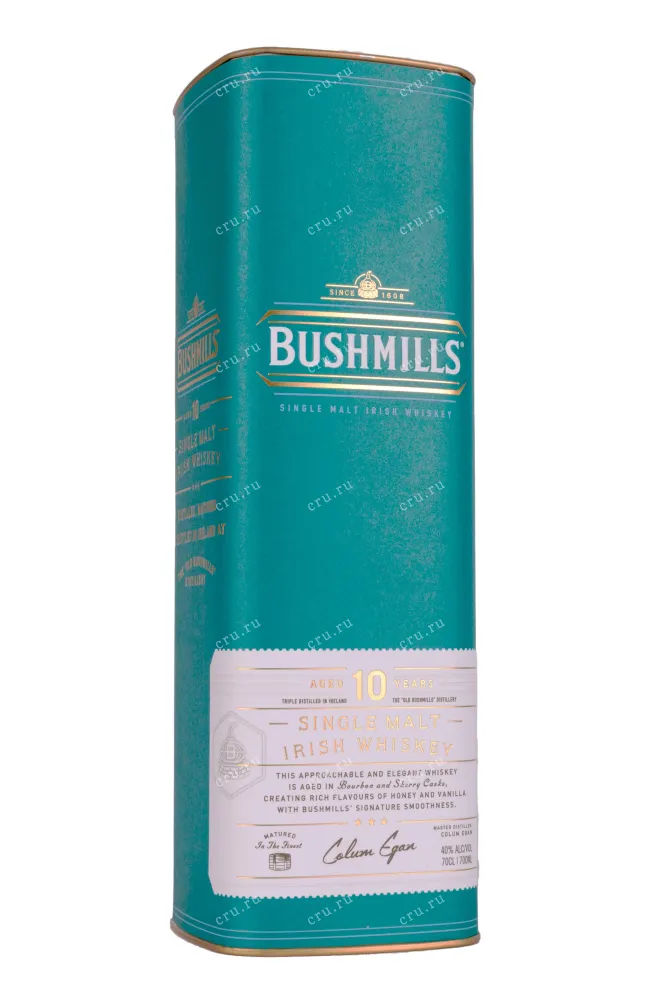 Туба Bushmills Single Malt 10 years with gift box 0.7 л