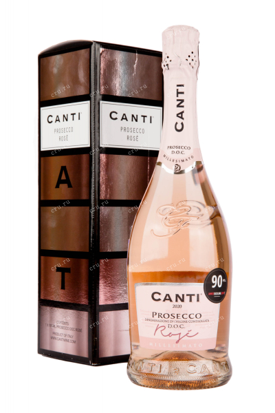 Игристое вино Canti Prosecco Rose in gift box  0.75 л