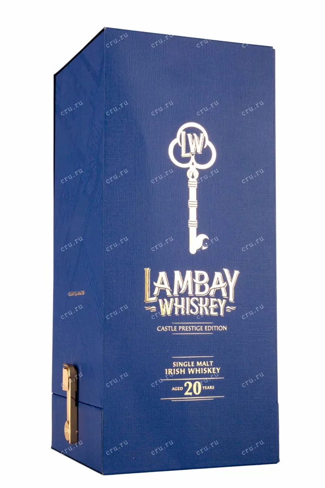 Подарочная коробка Lambay single malt 20 years old gift box 0.7 л