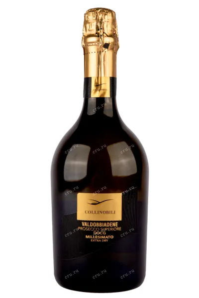 Игристое вино Collinobili Valdobbiadene Prosecco Superiore DOCG Millesimato Extra Dry 2023 0.75 л