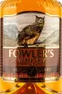 Этикетка Fowlers 7 years 0.5 л