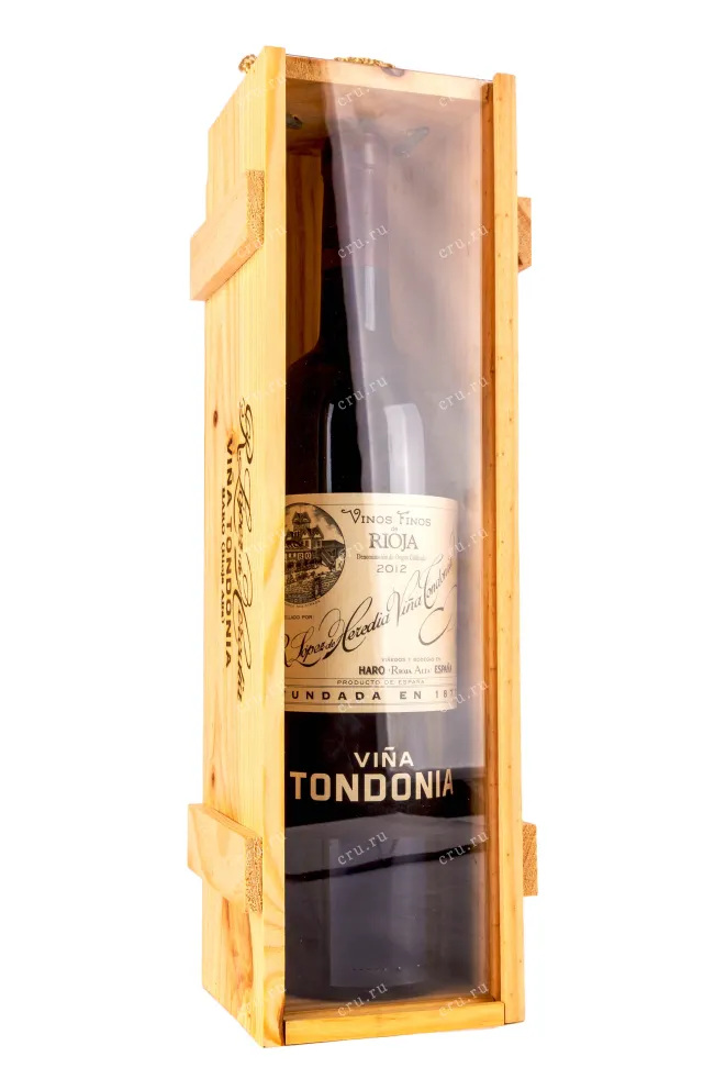 В деревянной коробке Vina Tondonia Gran Reserva Rioja in wooden box 2012 1.5 л