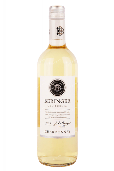 Вино Beringer Chardonnay 2019 0.75 л