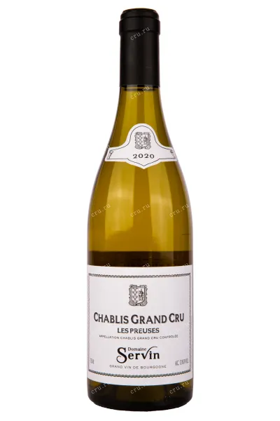 Вино Domaine Servin Chablis Grand Cru Les Preuses 2020 0.75 л