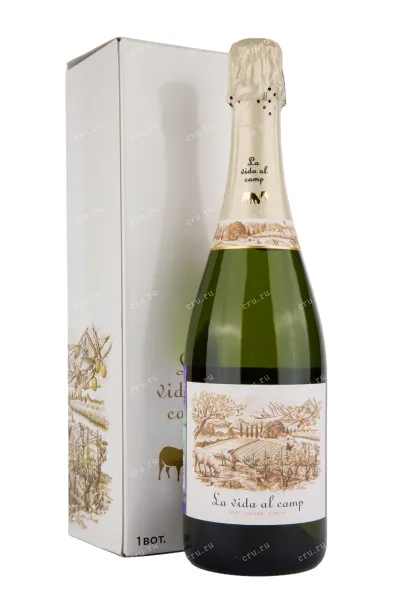 Игристое вино La Vida al Camp Cava Brut with gift box  0.75 л