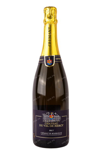 Игристое вино Chateau Du Val De Mercy Cremant de Bourgogne Brut  0.75 л