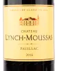 Этикетка вина Chateau Lynch-Moussas Grand Cru Classe Pauillac 0.75 л