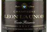 Этикетка Leon Launois Brut 0.75 л