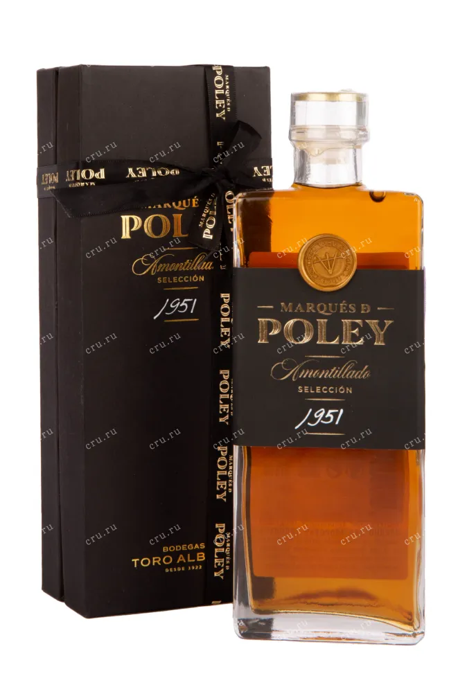 Херес Toro Albala Marques de Poley Amontillado gift box 1951 0.2 л