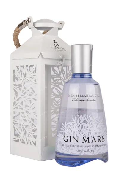 Джин Gin Mare Medditerian gift box Lantern  0.7 л