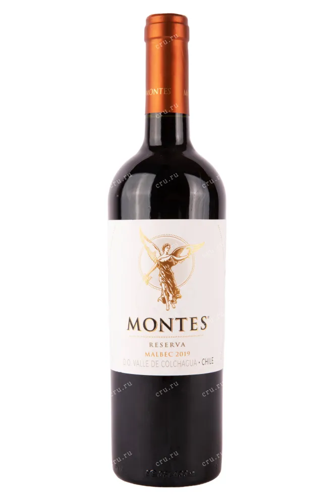 Вино Montes Reserva Malbec 2019 0.75 л