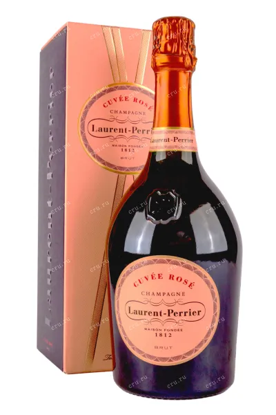 Шампанское Laurent-Perrier Cuvee Rose Brut gift box 2017 0.75 л