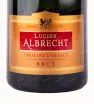 Этикетка игристого вина Lucien Albrecht Brut Cremant d'Alsace with gift box 1.5 л