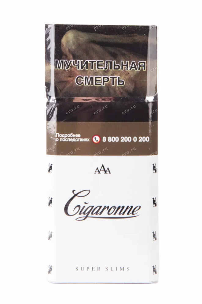 Сигареты Cigaronne Super Slims White 