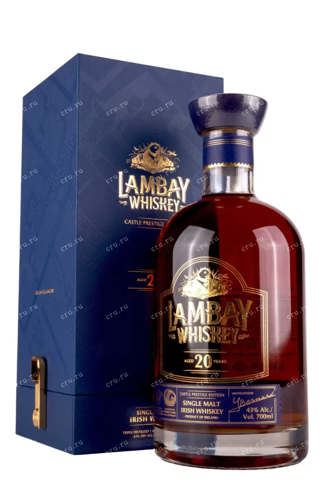 Виски Lambay single malt 20 years old gift box  0.7 л