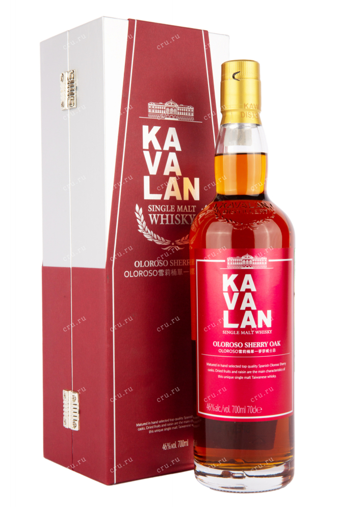 Виски Kavalan Sherry Oak gift box  0.7 л