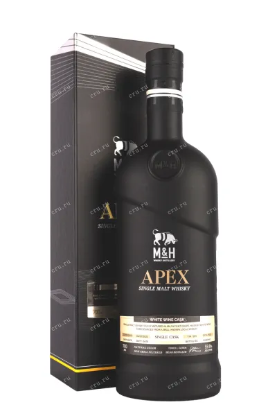 Виски M&H Apex Single Cask White Wine Cask gift box  0.7 л