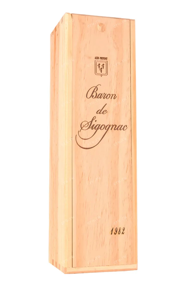 Деревянная коробка Baron de Sigognac wooden box 1982 0.7 л