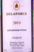 Портвейн Delaforce Late Bottled Vintage Port 2018 0.75 л