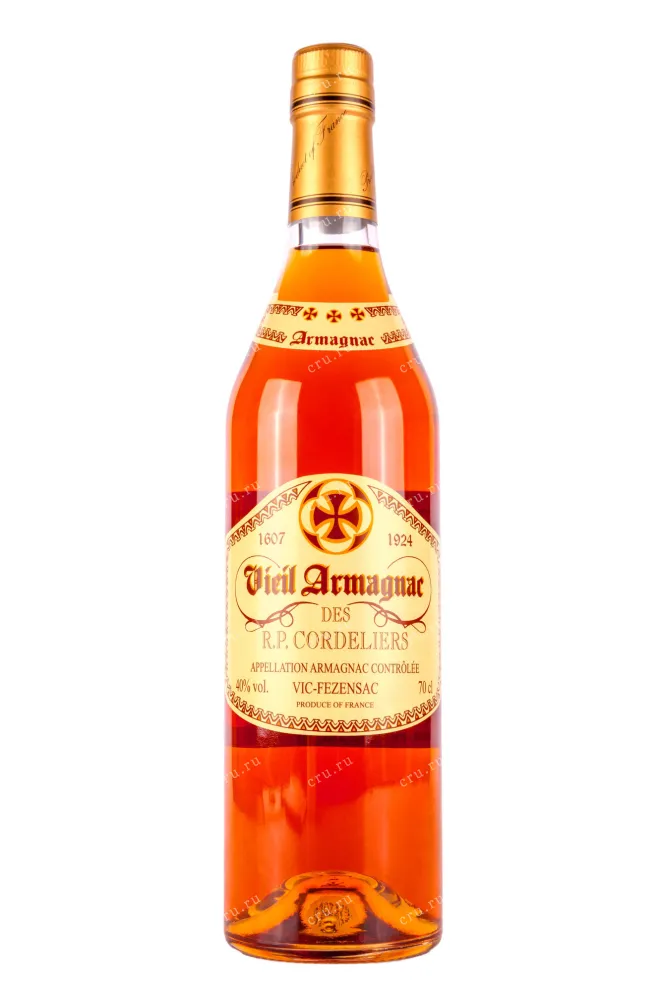 Арманьяк Gelas Vieil Armagnac des R.P. Cordeliers 2017 0.7 л