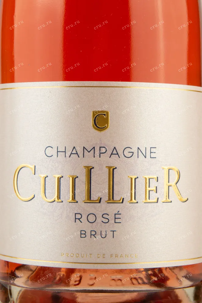 Этикетка Cuillier Rose 2018 0.75 л