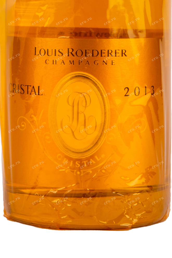 Этикетка игристого вина Louis Roederer Cristal gift box 2013 0.75 л