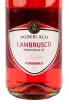 Этикетка игристого вина Lambrusco Dell'Emilia Rosato Poderi Alti