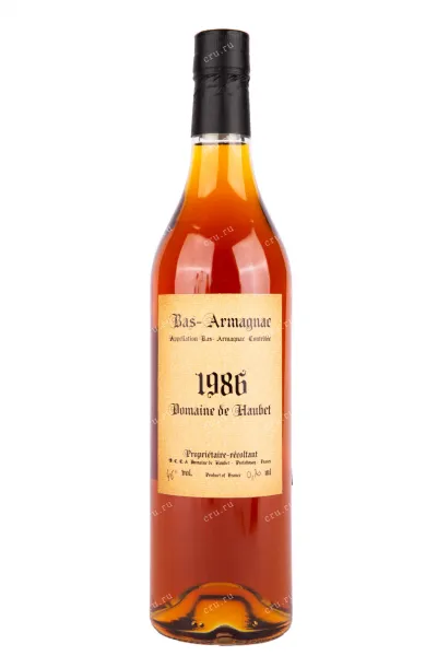 Арманьяк Domaine de Haubet 1986 0.7 л