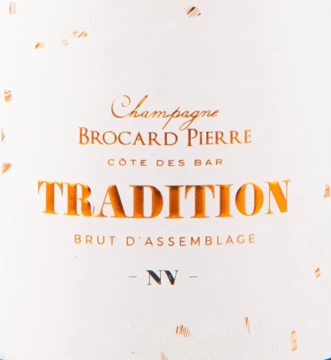 Этикетка игристого вина Brocard Pierre Brut Tradition 0.75 л