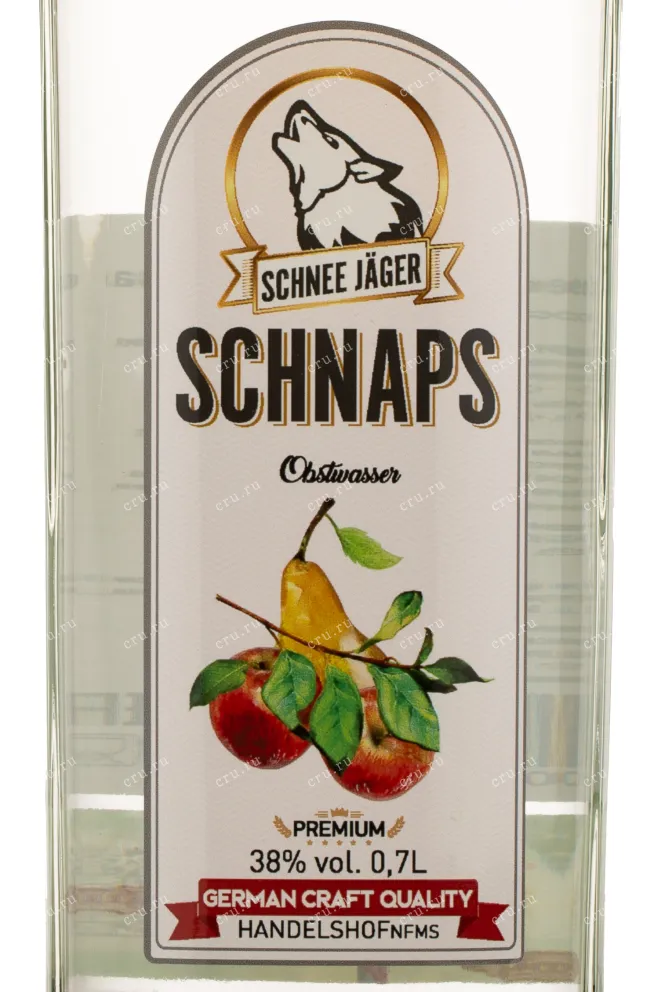 Шнапс Schnee Jager Obstwasser  0.7 л